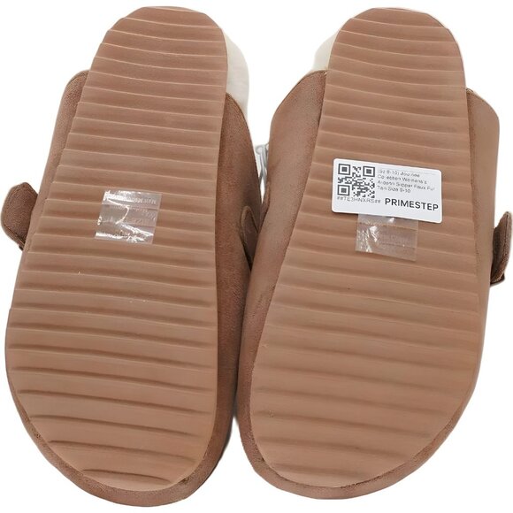 Journee Collection Ardenn Faux Fur Tan Clog Slippers Women US 10 - Picture 6 of 6